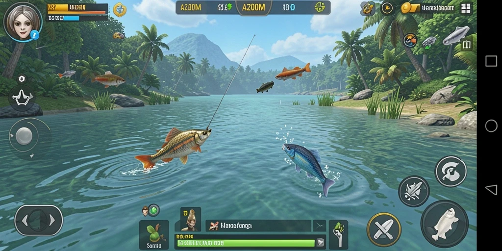 Tangkapan ikan yang mengesankan dalam A200M.