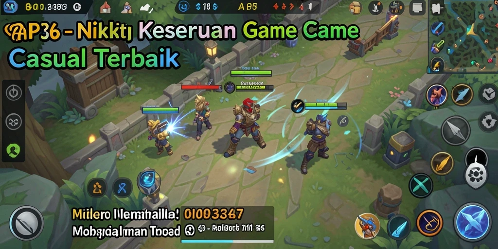 Tampilan layar permainan API36 dengan gameplay yang seru dan menyenangkan.