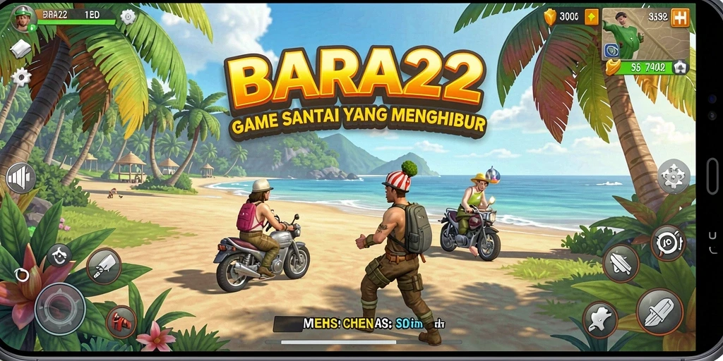 Tampilan gameplay menarik dengan grafik berwarna-warni.