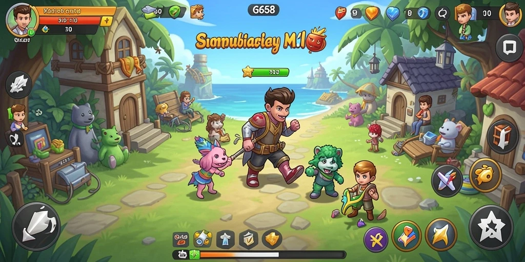 Tampilan gameplay G668 yang seru dan interaktif.