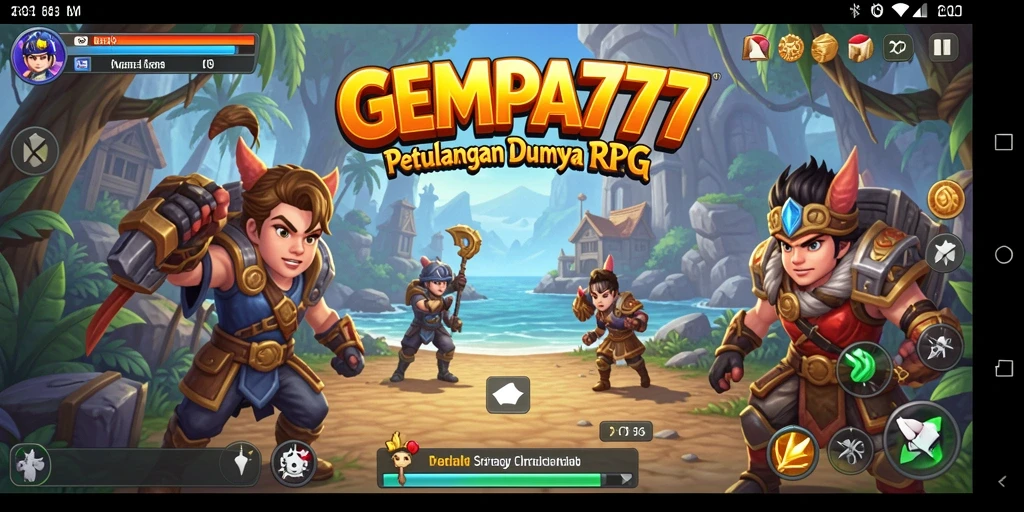 Screenshot GEMPA777 menampilkan aksi di dunia RPG yang menawan.
