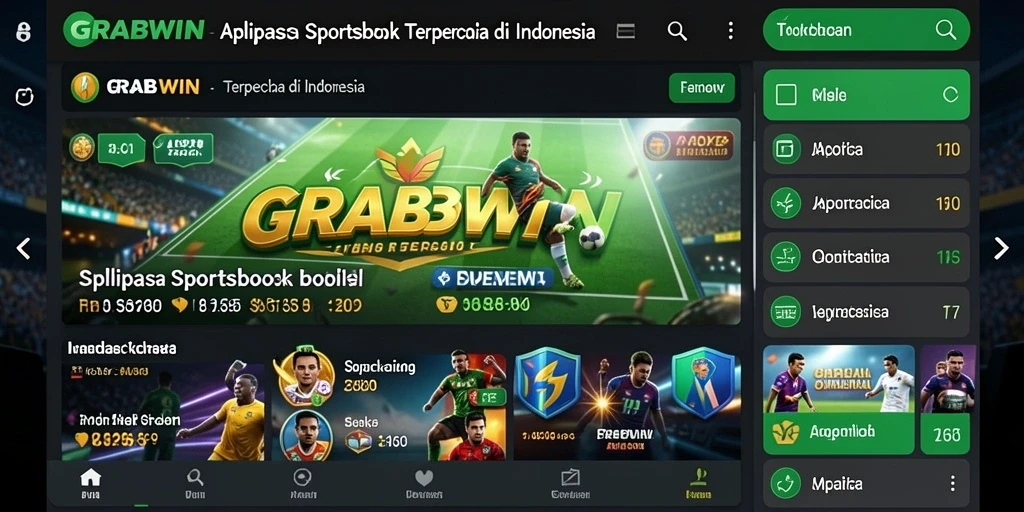 Tampilan screenshot gameplay Sportsbook GRABWIN yang menarik.