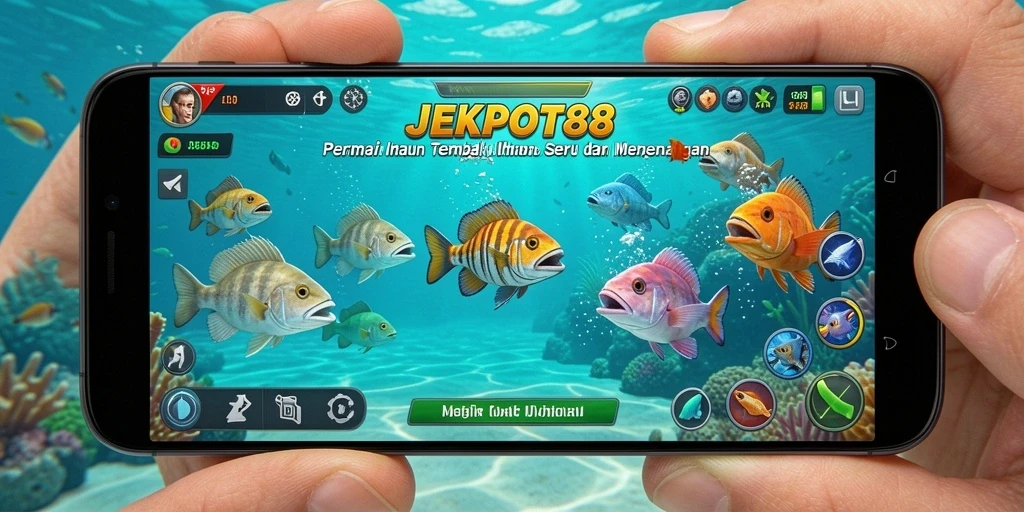 Gameplay seru menembak ikan di JEKPOT88.