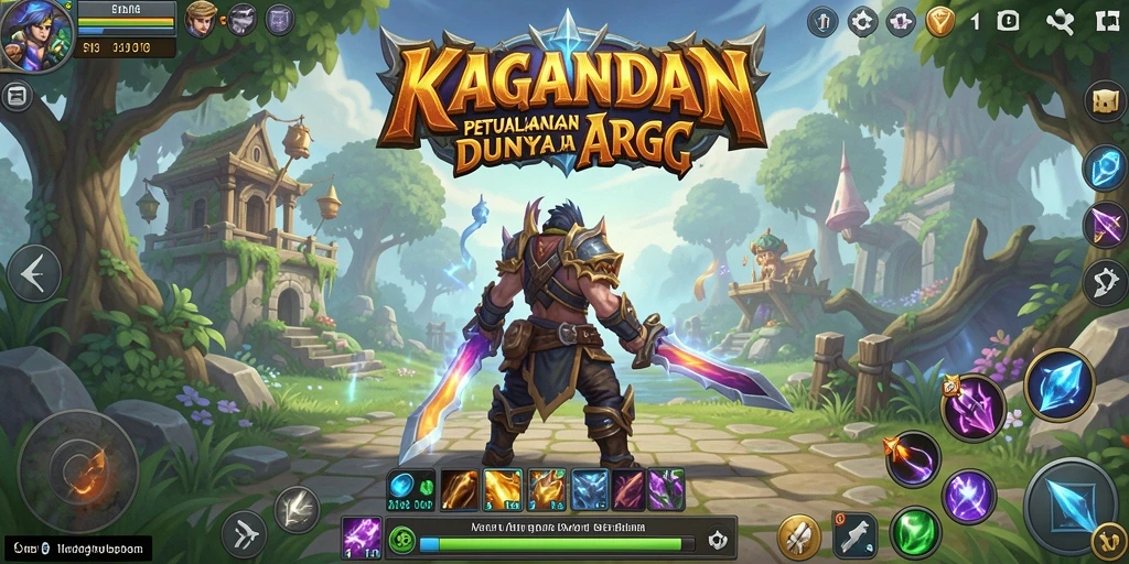 Tampilan gameplay seru dalam KAGANDAN yang mengesankan.