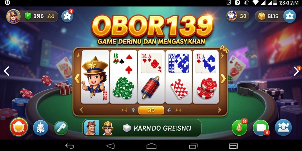 Tampilan gameplay OBOR138 yang seru dan menantang.
