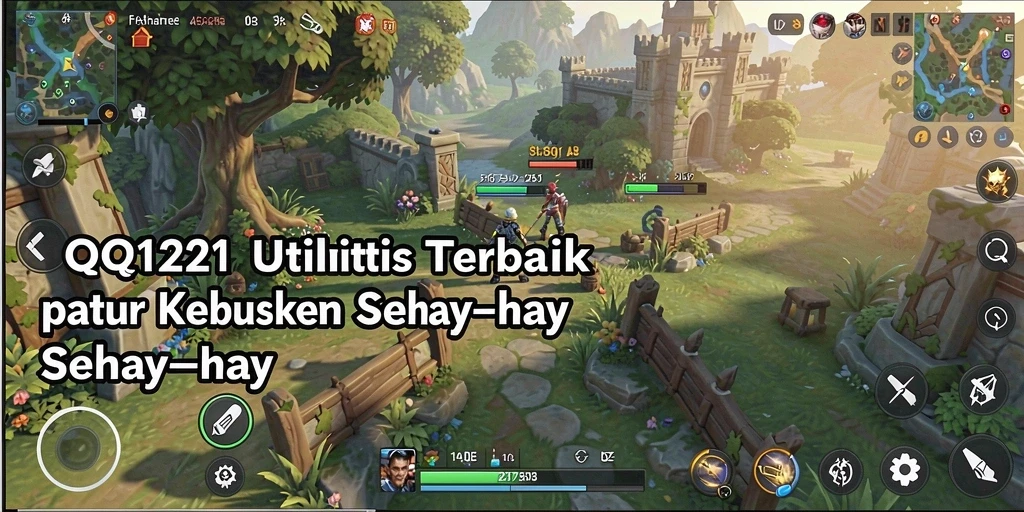 Tampilan utama QQ1221 yang intuitif dan fungsional.