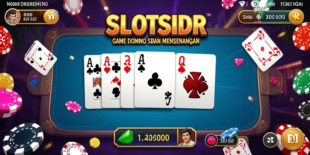Tampilan gameplay SLOTSIDR dengan fokus domino yang menarik.