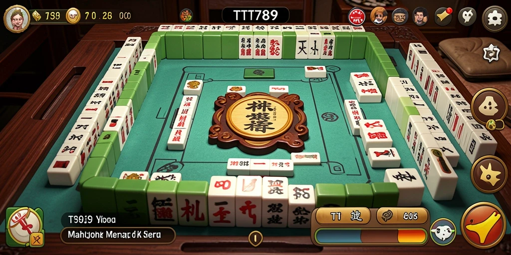 Screenshot gameplay TT789 menunjukkan keseruan bermain Mahjong.