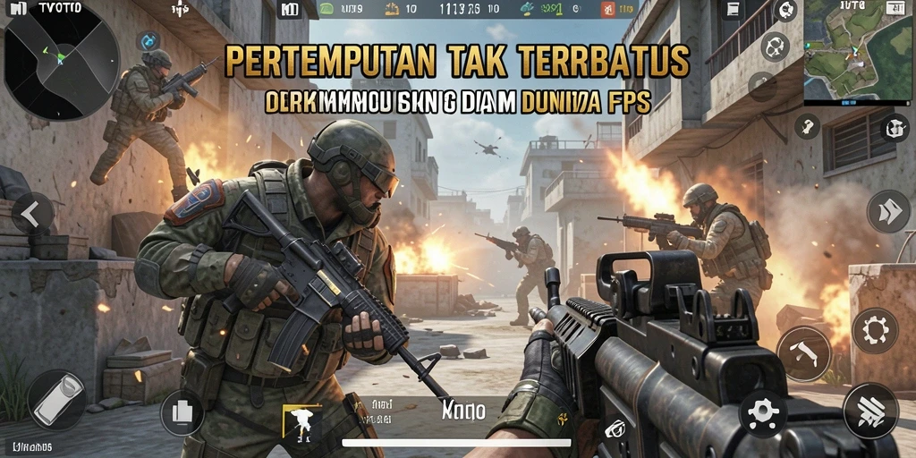 Tampilan gameplay intens dan seru di TVTOTO.