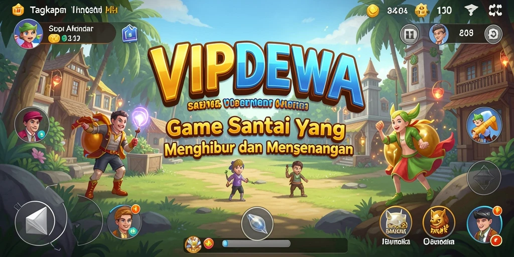Tampilan gameplay VIPDEWA yang menarik dan penuh warna