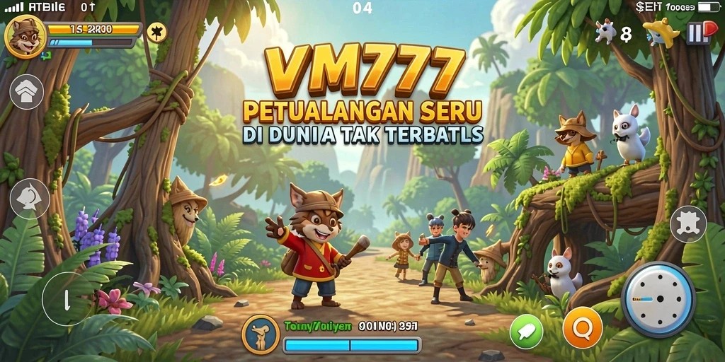 Tampilan permainan VM777 yang menampilkan petualangan mendebarkan tanpa batas.